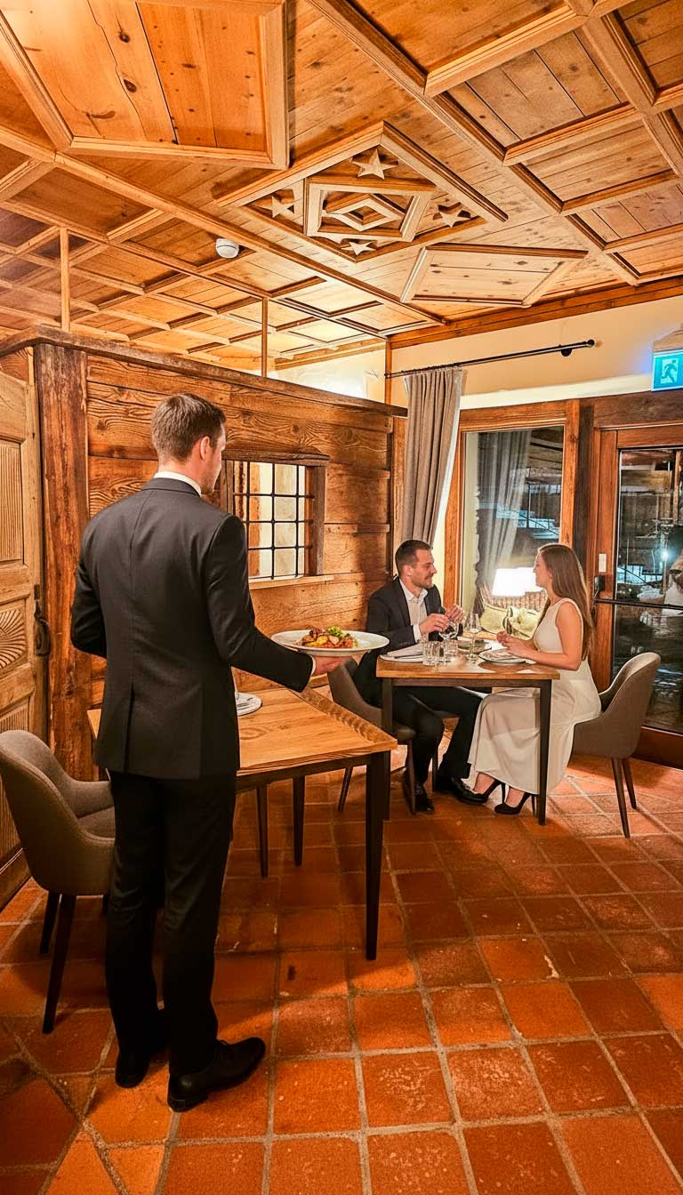 Una cena che racconta la montagna